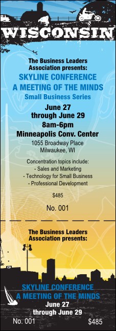 Wisconsin General Admission Ticket Product Front