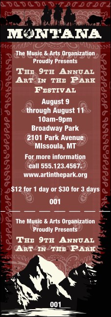 Montana General Admission Product Front