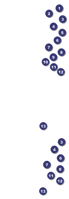 Puerto Rico General Admission Ticket Front Field Markers