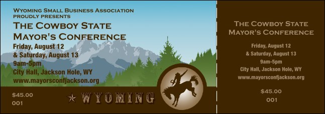 Wyoming General Admission Ticket