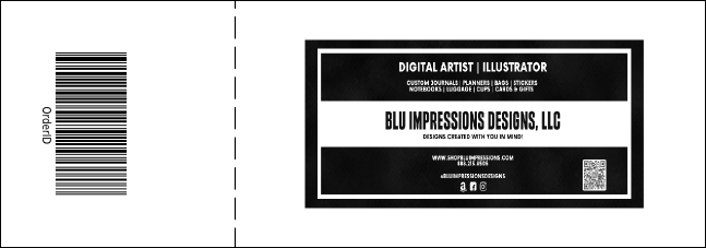 Retro Chalkboard Event Ticket Product Back