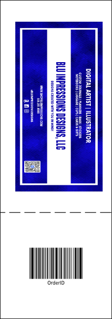 Autism Awareness Event Ticket Product Back