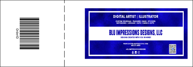 MMA Main Event Blue Event Ticket Product Back