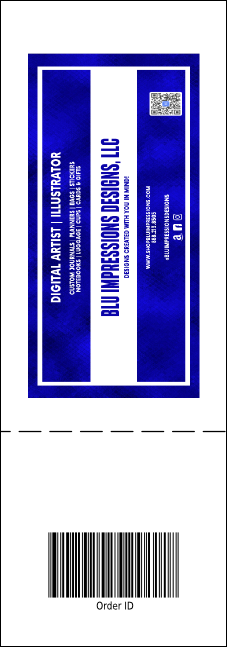 Sports Ticket 001 Purple & Yellow Product Back