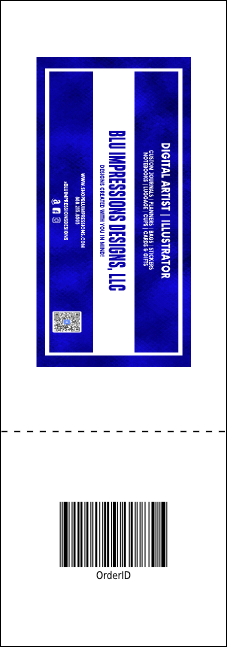 Santa Lineup Event Ticket Product Back