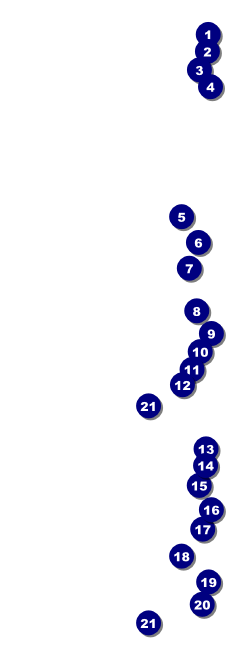 Nutcracker Ballet Event Ticket Front Field Markers