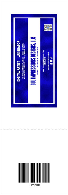 Swimming Event Ticket Product Back