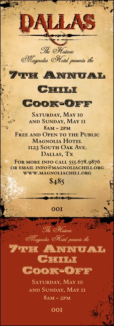 Dallas General Admission Ticket