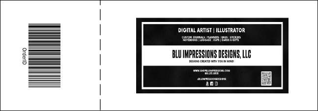 Indianapolis Event Ticket (Black and White) Product Back