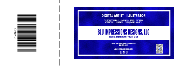 Green and White General Admission Ticket Product Back