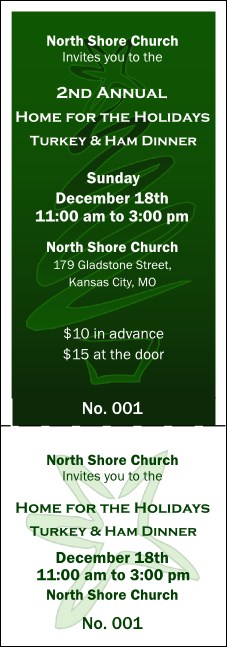 Christmas Tree General Admission Ticket 001 Product Front