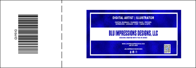Cool Christmas General Admission Ticket 001 Product Back