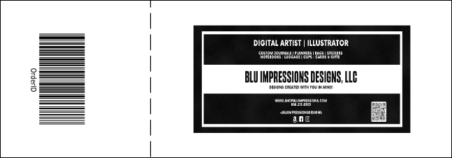 B&W Logo General Admission Ticket 001 Product Back