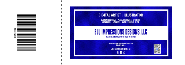 Red and Black General Admission Ticket Product Back