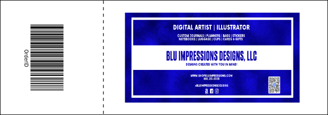 Orange and Black Color General Admission Ticket Product Back