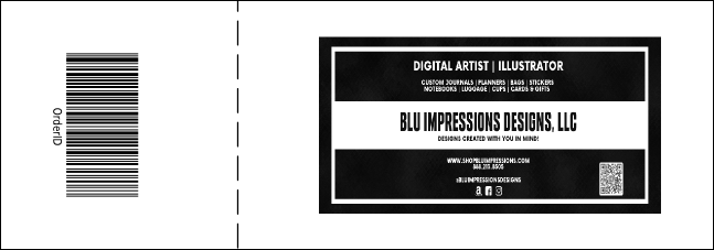 Art Opening Ticket Product Back