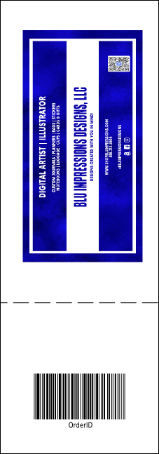 Green Squares Ticket Product Back