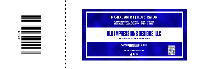 Spider Web Ticket 001 Product Back