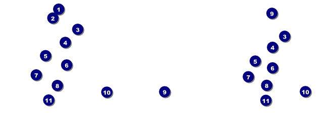 Aloha Event Ticket (black and white) Front Field Markers