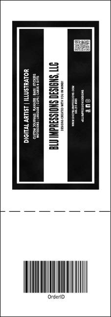 Jazz Concert Event Ticket (Black and White) Product Back