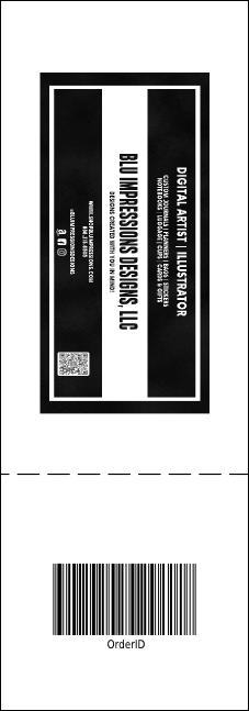 School Notebook Black and White Event Ticket Product Back