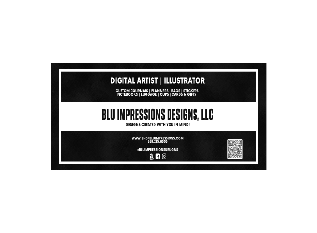 Black and White New Year's Invitation 001 Product Back