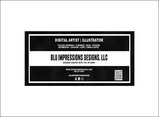 Fine Art Invitation Product Back