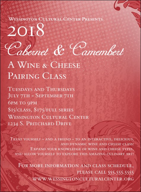 Year Classic Red Invitation Product Front