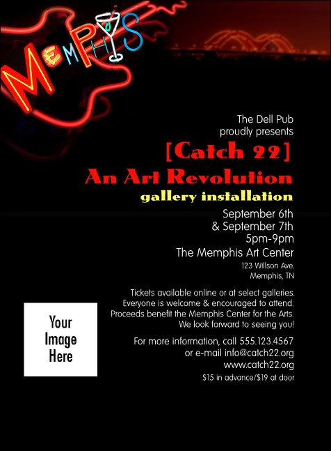 Memphis Color Invitation Product Front