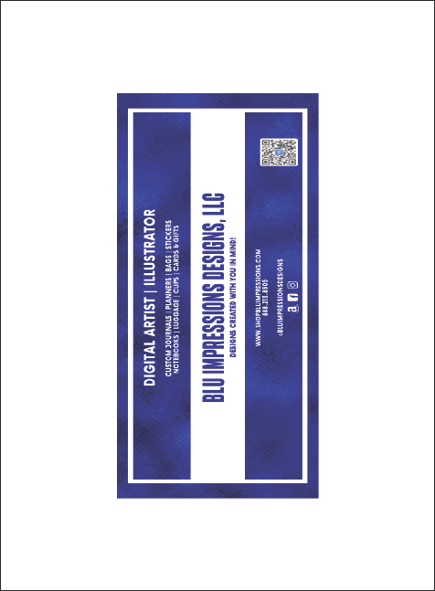 Nature Series - Blue Ocean Invitation Product Back