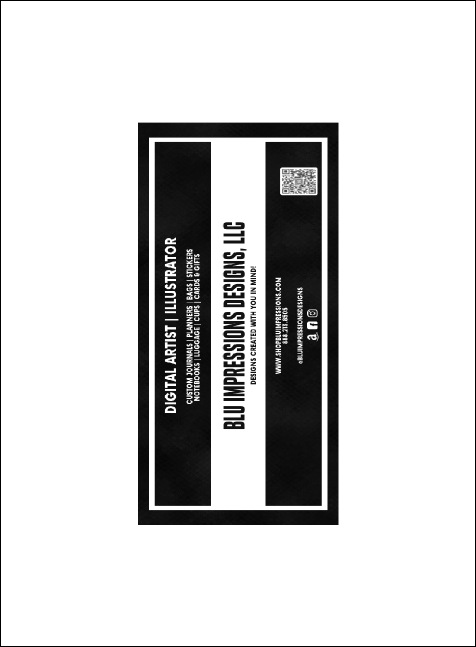 Toronto Invitation (Black & White) Product Back