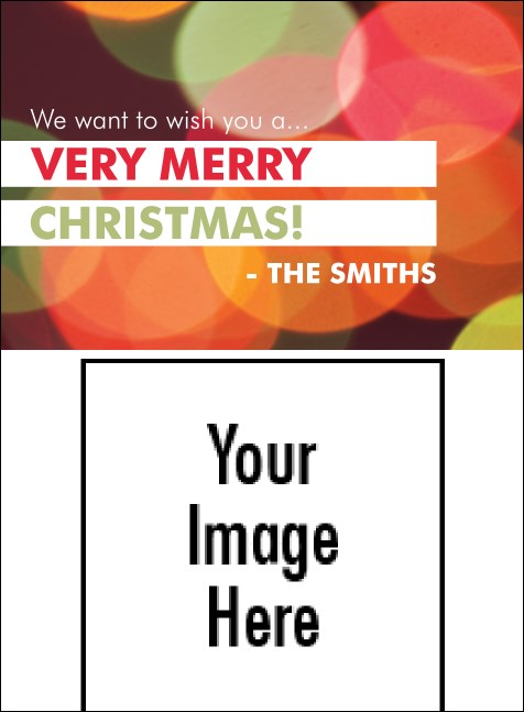 Holiday Lights Greeting Card Product Front