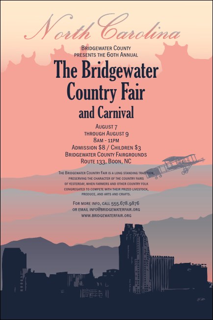 North Carolina Poster Product Front