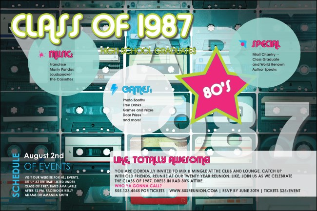 Totally 80s Poster Product Front