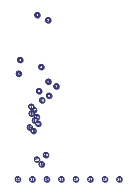 Sydney Poster (Blue) Front Field Markers