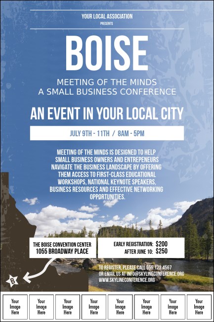 Boise 2 Logo Poster Product Front