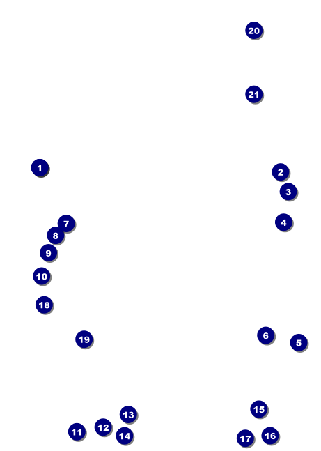 MMA Frontkick Postcard Front Field Markers