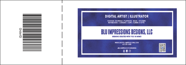 Fashion Show Raffle Ticket Product Back