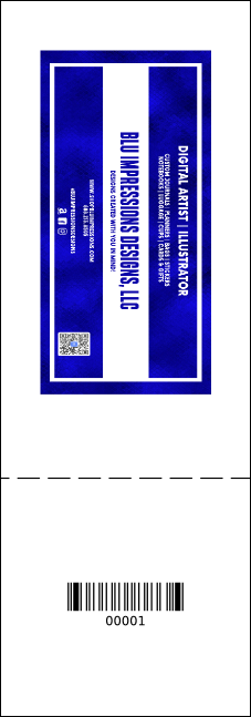 Roller Derby Passing Star Raffle Ticket Product Back