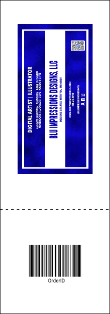 Holiday Gift Raffle Ticket Product Back