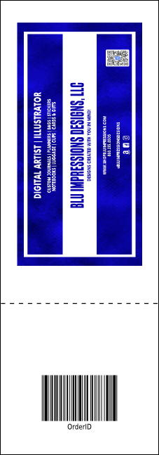 Bow Tie Raffle Ticket Product Back