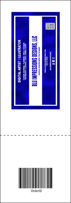 Casino Dealer Raffle Ticket Product Back