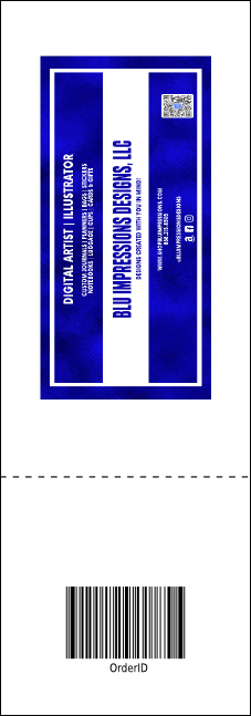 Bowling League Raffle Ticket Product Back