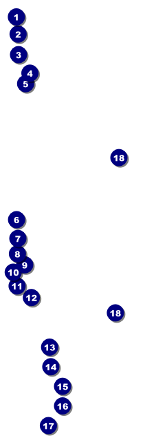 Cincinnati Skyline Raffle Ticket Front Field Markers