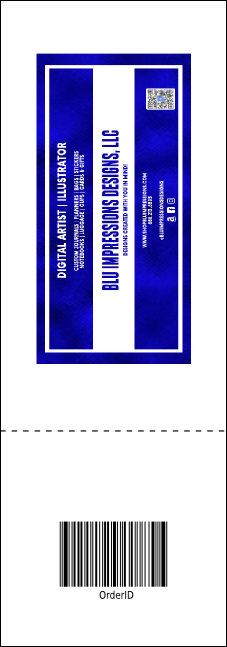 Fire and Ice Raffle Ticket Product Back