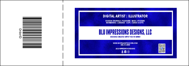 Color Logo Raffle Ticket 003 Product Back