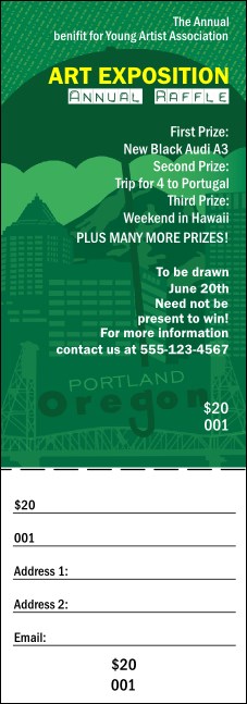 Portland Raffle Ticket