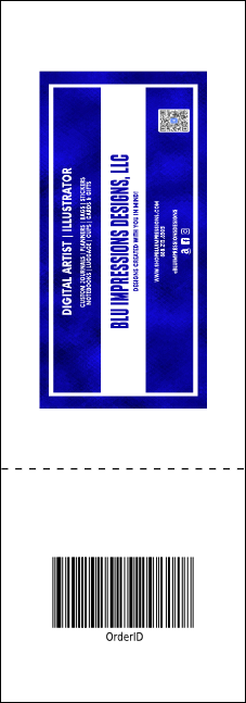 Ballet Raffle Ticket Product Back