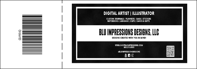 Christmas Black and White Raffle Ticket 001 Product Back