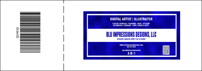 Color Logo Raffle Ticket 002 Product Back